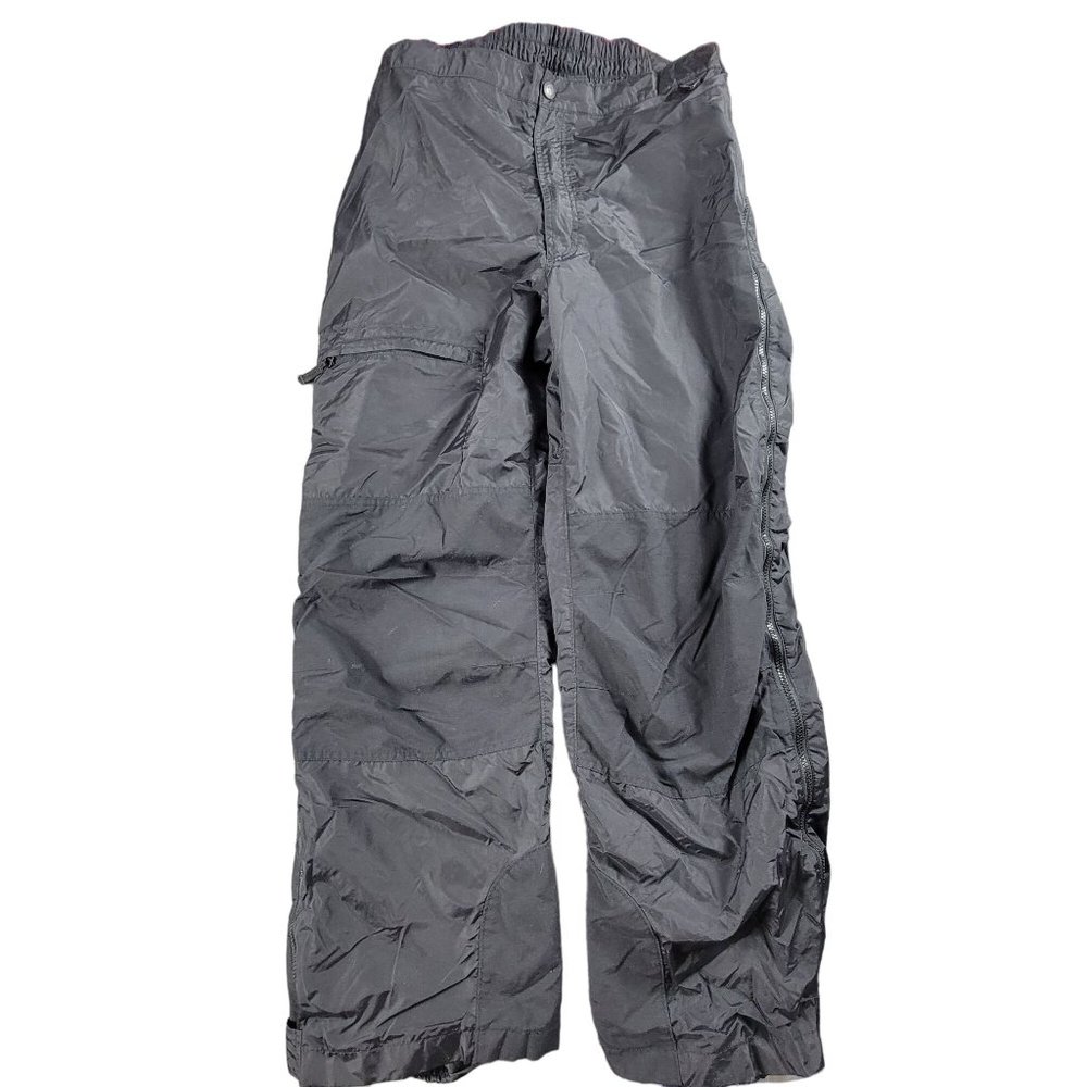 Columbia Mens Large Black Snowboarding Ski Pants Winter Leg Zippers Outdoors